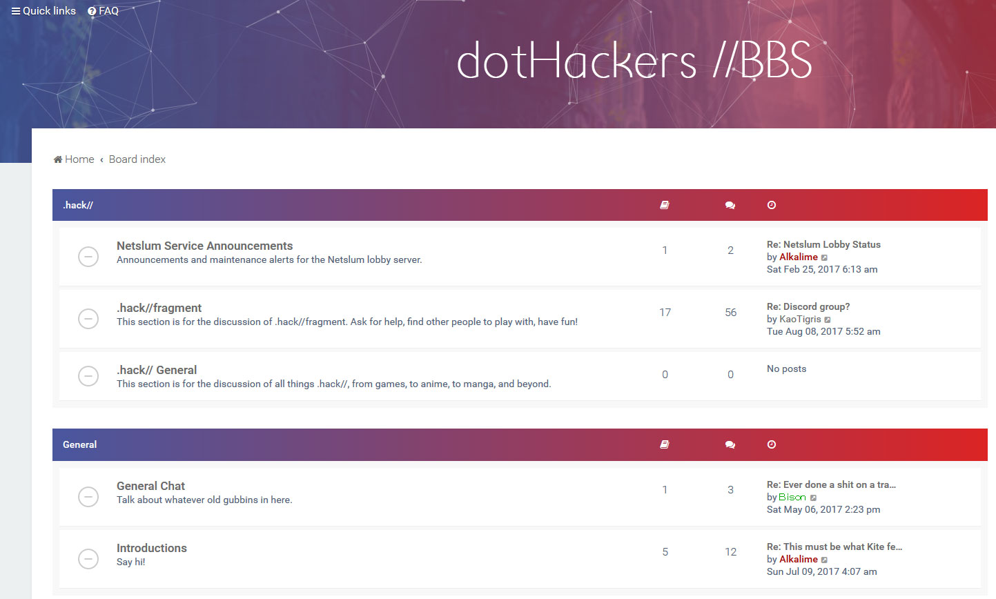 netslum // dotHackers