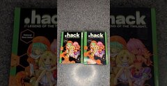 Paperback vs Hardback .hack//Legend of the Twilight @Youtube #dothack #Shorts