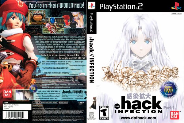 .hack//Infection Front Spine Back