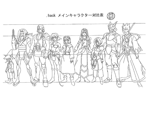 .hack//SIGN Cast Height